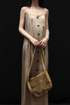 Mutedance 24 Spring/Summer Printed Flowing Long Dress MD-MD24SS30-K khaki PM141